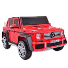 Super-Toys ORIGINÁL MERCEDES MAYBACH G650, MÄKKÉ SEDADLO, MÄKKÉ KOLESÁ/A100