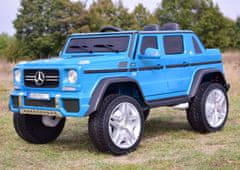 Super-Toys ORIGINÁL MAYBACH G650, POHON 4X4, MÄKKÉ SEDADLO, MÄKKÉ KOLESÁ/G650-S