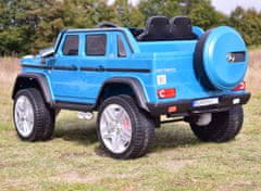 Super-Toys ORIGINÁL MAYBACH G650, POHON 4X4, MÄKKÉ SEDADLO, MÄKKÉ KOLESÁ/G650-S