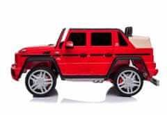 Super-Toys ORIGINÁL MERCEDES MAYBACH G650, MÄKKÉ SEDADLO, MÄKKÉ KOLESÁ/A100