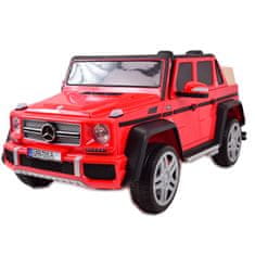 Super-Toys ORIGINÁL MERCEDES MAYBACH G650, MÄKKÉ SEDADLO, MÄKKÉ KOLESÁ/A100