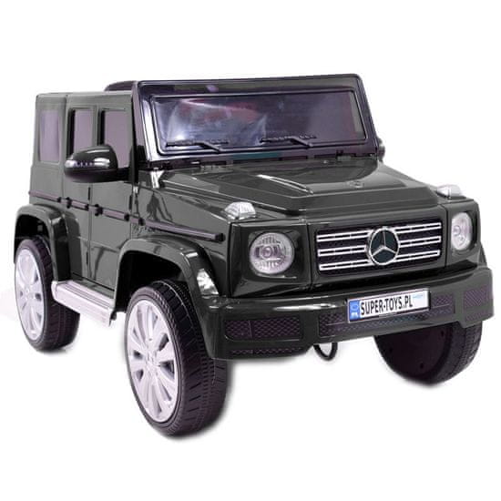 Super-Toys MERCEDES G500 BATÉRIA - MÄKKÉ EVA KOLESÁ, MÄKKÉ SEDADLO FULL OPTION/JJ2077