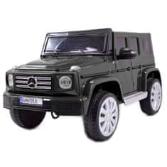 Super-Toys MERCEDES G500 BATÉRIA - MÄKKÉ EVA KOLESÁ, MÄKKÉ SEDADLO FULL OPTION/JJ2077