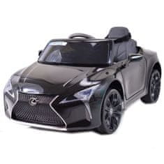 Super-Toys ORIGINÁL LEXUS LC500 V NAJLEPŠEJ VERZII, MÄKKÉ KOLESÁ, MÄKKÉ SEDADLO/JE1618