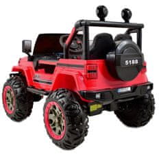 Super-Toys MEGA DZIP BATÉRIA 4X4, FUNKCIA HOJDANIA, DIAĽKOVÉ OVLÁDANIE/JHW5188