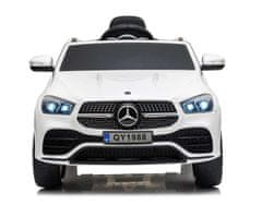 Super-Toys MERCEDES GLE 450 4MATIC, MÄKKÉ SEDADLÁ, MÄKKÉ KOLESÁ, PLNÁ VÝBAVA/QY1988