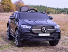 Super-Toys MERCEDES GLE 450 4MATIC, MÄKKÉ SEDADLÁ, MÄKKÉ KOLESÁ, PLNÁ VÝBAVA/QY1988