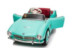 Super-Toys ORIGINÁL BMW 507, MÄKKÉ KOLESÁ, MÄKKÉ SEDADLO, FUNKCIA HOJDANIA, PLNÁ VÝBAVA/SX1938