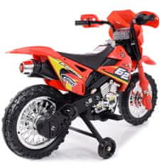 Super-Toys VEĽKÝ MOTOCYKEL KRÍŽ 2 SILNÝ 2 SO ZVUKMI A Ś / ZP-3999A