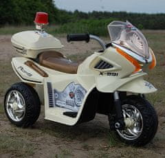 Super-Toys MOTORKA, POLICAJNÁ MOTORKA S KOHÚTOM/WXE368