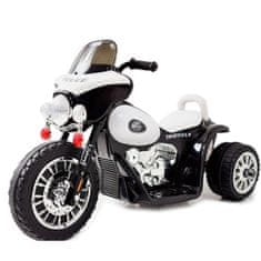 Super-Toys POLICAJNÁ MOTORKA - PRVÁ DETSKÁ MOTORKA, 3 KOLESÁ/JT568