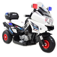 Super-Toys MEGA VEĽKÝ HRDINA MOTORKA SO ZVUKMI NA NAFUKOVACÍCH KOLESÁCH NOVÝ / 8815 12 V