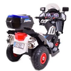 Super-Toys MEGA VEĽKÝ HRDINA MOTORKA SO ZVUKMI NA NAFUKOVACÍCH KOLESÁCH NOVÝ / 8815 12 V