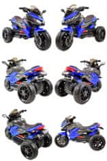 Super-Toys MEGA MOTORKA 3 KOLESÁ - MÄKKÉ EVA KOLESÁ, MÄKKÉ PREŠÍVANÉ SEDADLO/HS-5188