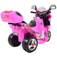 Super-Toys MOTORKA, PRETEKÁRSKA MOTORKA S KUFROM A ZVUKMI/MOTOR-518