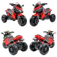 Super-Toys MEGA MOTORKA 3 KOLESÁ - MÄKKÉ EVA KOLESÁ, MÄKKÉ PREŠÍVANÉ SEDADLO/HS-5188