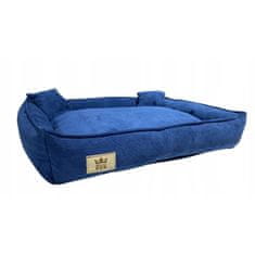 BB-Shop Lehátko Royal Dog Corduroy Blue 80x65cm