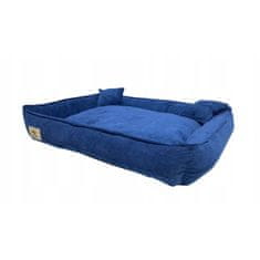 BB-Shop Lehátko Royal Dog Corduroy Blue 80x65cm