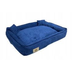 BB-Shop Lehátko Royal Dog Corduroy Blue 80x65cm