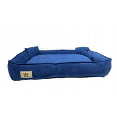 BB-Shop Lehátko Royal Dog Corduroy Blue 80x65cm