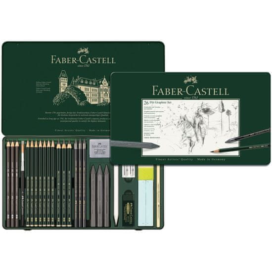 Faber-Castell Pitt Grafit set veľký-plech