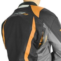 Cappa Racing Bunda moto AREZZO textilná čierna/oranžová 3XL