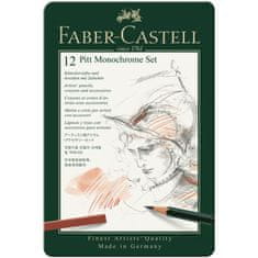 Faber-Castell Pitt Monochrome set 12-plech