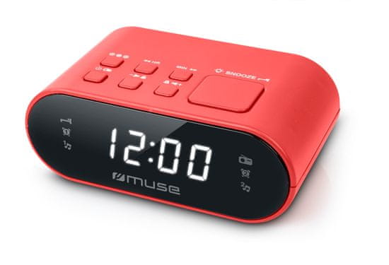 Muse Rádiobudík M-10 Red