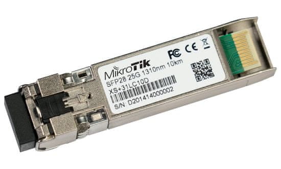 Mikrotik XS+31LC10D SFP/SFP+/SFP28 optický modul, SM, 10km, 1310nm