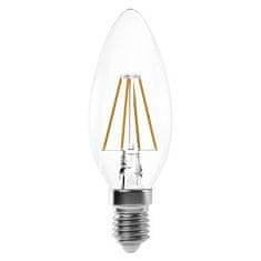 EMOS LED žiarovka ZF3221 LED žárovka Filament Candle 3,4W E14 neutrální bílá