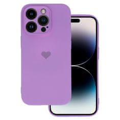 Vennus Zadný kryt Heart pre Iphone 13 Pro Max design 1 fialovy