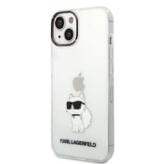 Karl Lagerfeld  IML Choupette NFT Zadný kryt pre iPhone 14 Plus Transparent