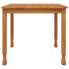 Petromila vidaXL Záhradný jedálenský stôl 85x85x75 cm tíkové masívne drevo