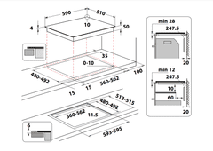 Whirlpool vstavaná indukčná doska WF S3660 CPNE