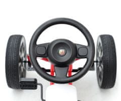 MILLY MALLY Detská šliapací motokára Go-kart Abarth biela