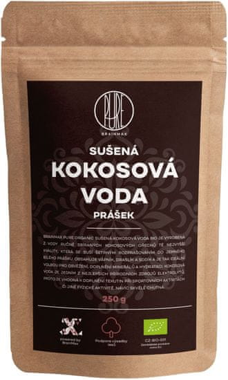 BrainMax Kokosová voda BIO prášok, 250 g