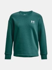 Under Armour Mikina Rival Fleece Oversize Crew-GRN XS