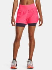 Under Armour Kraťasy UA RUN STAMINA 2IN1 SHORT-PNK XS