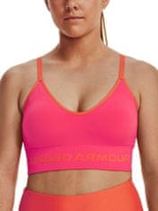 Under Armour Podprsenka UA Seamless Low Long Rib-PNK M