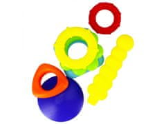 sarcia.eu Vzdelávacia pyramída, vzdelávacie kruhy hračiek 18m+, BamBam