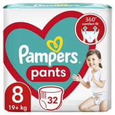 Pampers Active Baby Pants Nohavičkové plienky veľ. 8 (32 ks plienok) 19+ kg