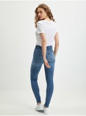 Guess Modré dámske skinny fit džínsy Guess 1981 26/31