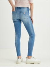 Guess Modré dámske skinny fit džínsy Guess 1981 32/29