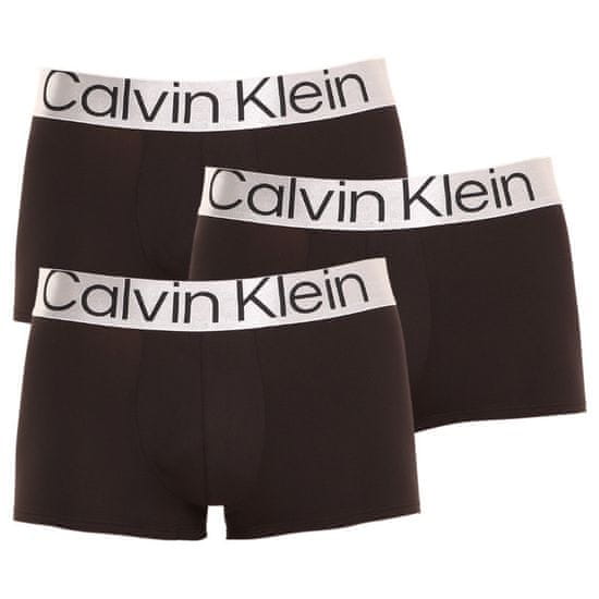 Calvin Klein Poškodený obal - 3PACK pánske boxerky čierne (NB3074A-7V1)