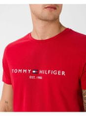 Tommy Hilfiger Tričká s krátkym rukávom pre mužov Tommy Hilfiger - červená S