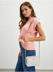 Guess Krémová dámska crossbody kabelka Guess Galeria Bucket UNI