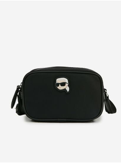 Karl Lagerfeld Čierna dámska crossbody kabelka KARL LAGERFELD Ikonik 2.0 Camera Bag