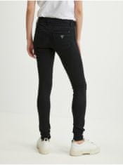 Guess Čierne dámske skinny fit džínsy Guess Curve X 25/30