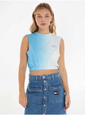 Tommy Jeans Svetlo modrý dámsky crop top Tommy Jeans XS