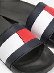Tommy Hilfiger Sandále, papuče pre mužov Tommy Hilfiger - čierna, červená, tmavomodrá 40